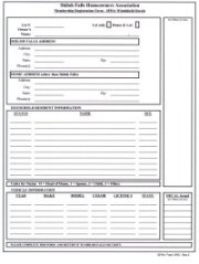 Vehicle Registration for SFHOA Windshield Decal Form
